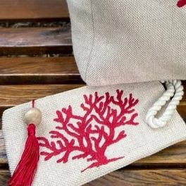 clutch coral pink