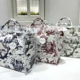 Bolsa Toile Azul Vermelha verde