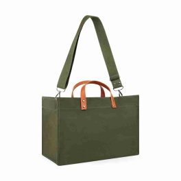 Bolsa Lona Grande Verde